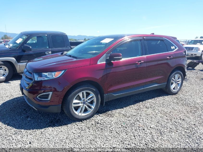 2017 Ford Edge Sel VIN: 2FMPK4J83HBB38108 Lot: 39212254