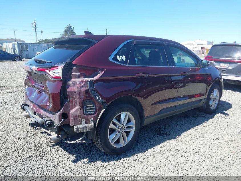 2017 Ford Edge Sel VIN: 2FMPK4J83HBB38108 Lot: 39212254