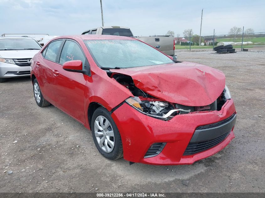 2016 TOYOTA COROLLA LE - 5YFBURHE8GP516298