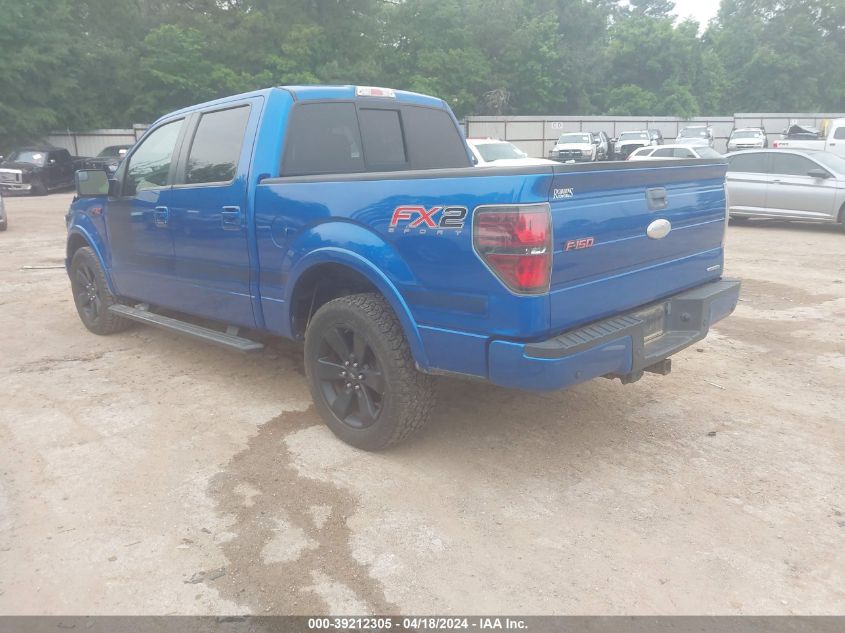 2012 Ford F-150 Fx2 VIN: 1FTFW1CF5CFB69138 Lot: 39212305