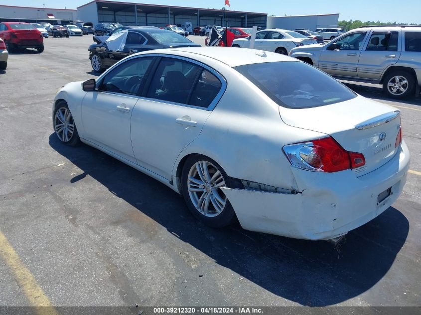 2012 Infiniti G37 Journey VIN: JN1CV6AP7CM930183 Lot: 39212320