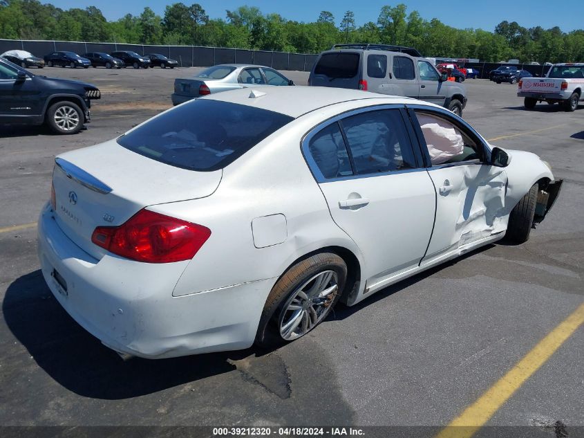 2012 Infiniti G37 Journey VIN: JN1CV6AP7CM930183 Lot: 39212320