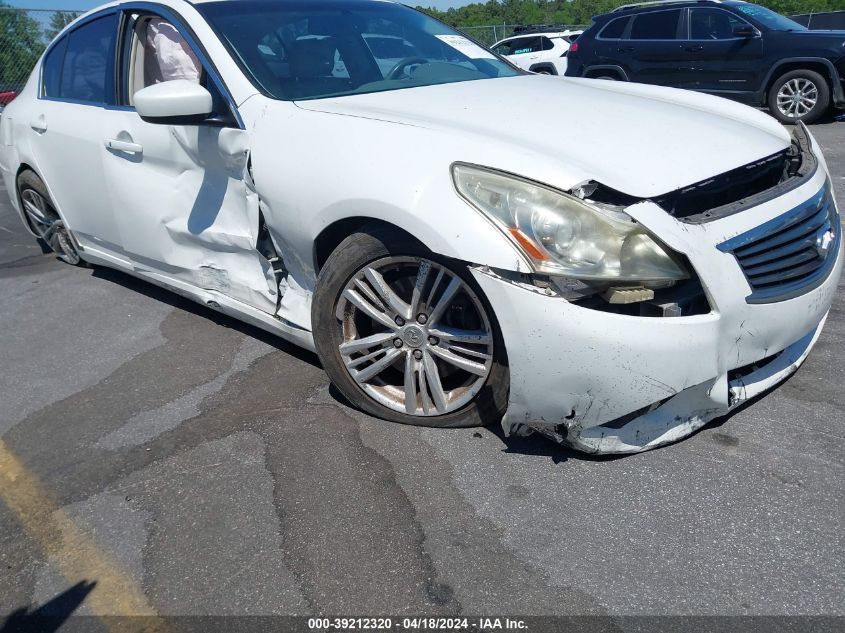 2012 Infiniti G37 Journey VIN: JN1CV6AP7CM930183 Lot: 39212320