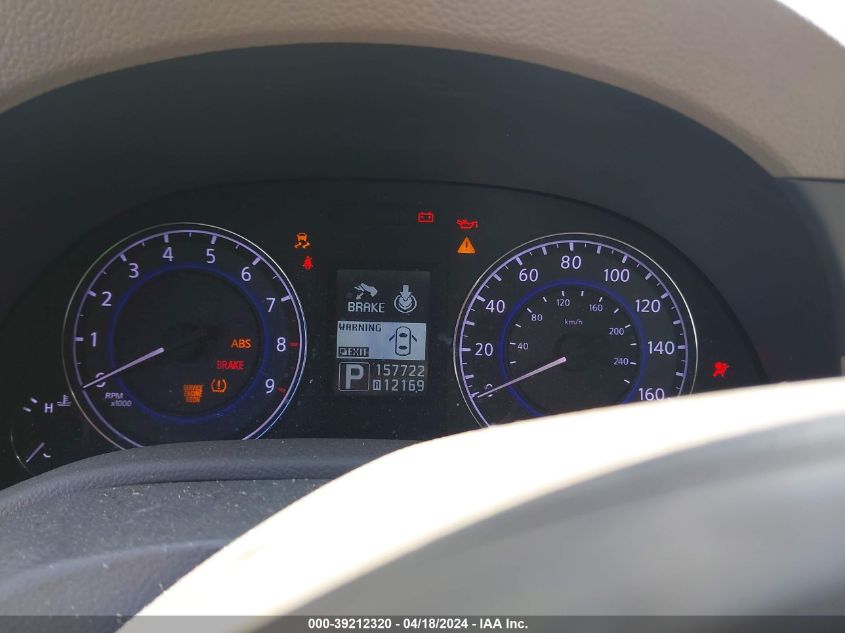 2012 Infiniti G37 Journey VIN: JN1CV6AP7CM930183 Lot: 39212320