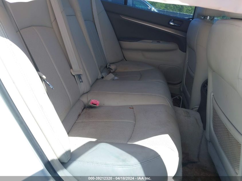 2012 Infiniti G37 Journey VIN: JN1CV6AP7CM930183 Lot: 39212320