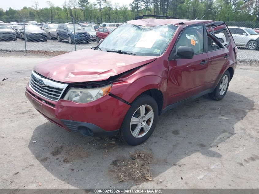 2010 Subaru Forester 2.5X VIN: JF2SH6BC5AH901753 Lot: 39212326