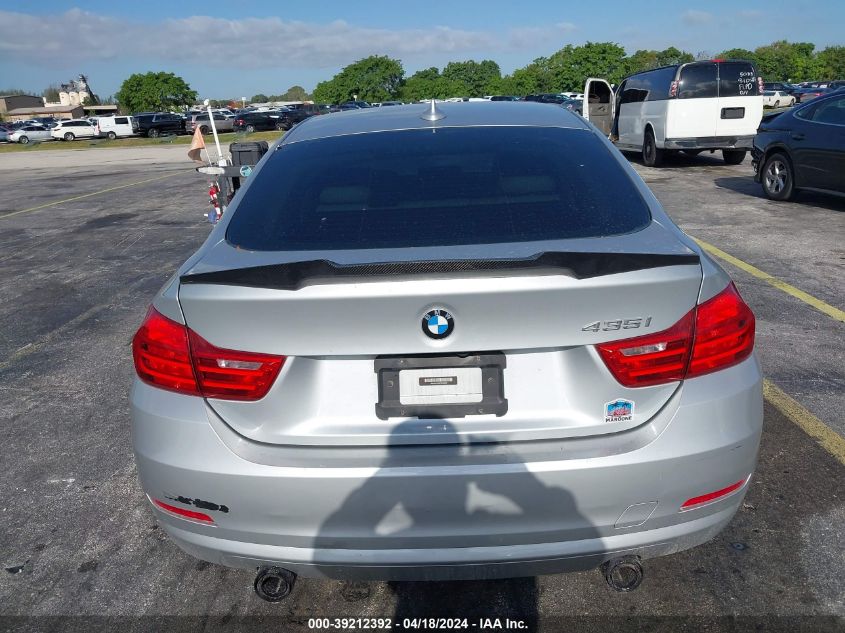 2015 BMW 435I Gran Coupe VIN: WBA4B1C56FD955666 Lot: 39212392