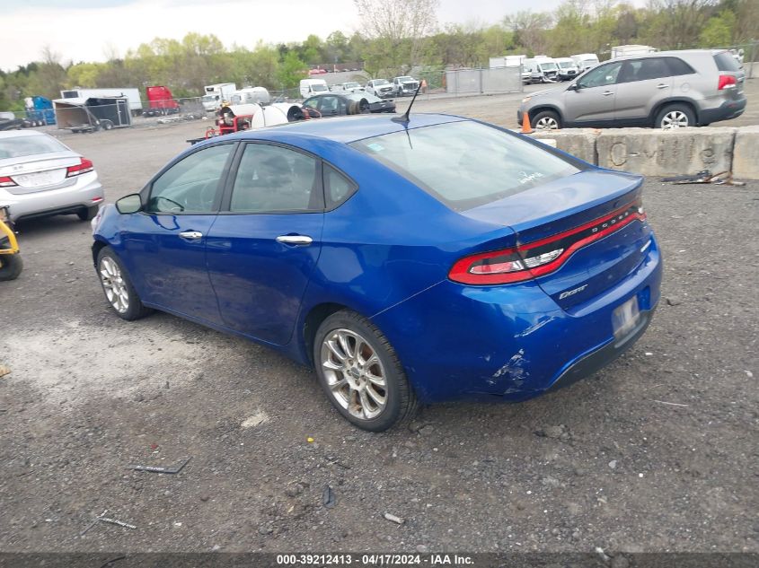 2013 Dodge Dart Limited VIN: 1C3CDFCA1DD311187 Lot: 39212413