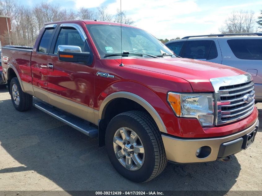 2013 Ford F-150 Lariat VIN: 1FTFX1EF0DKF75010 Lot: 39212439