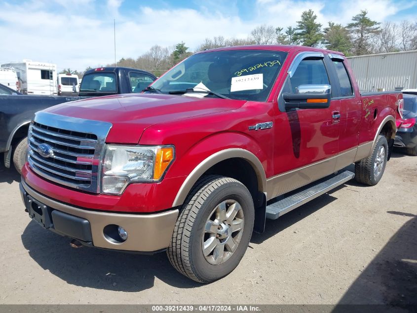 2013 Ford F-150 Lariat VIN: 1FTFX1EF0DKF75010 Lot: 39212439