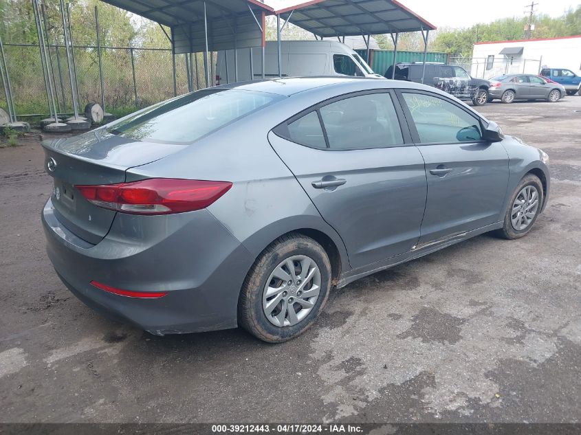 2018 Hyundai Elantra Se VIN: KMHD74LF7JU613159 Lot: 39212443