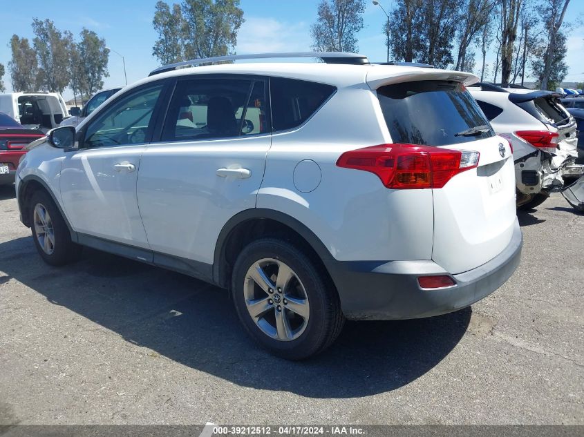 2015 Toyota Rav4 Xle VIN: JTMWFREV0FD064767 Lot: 39212512