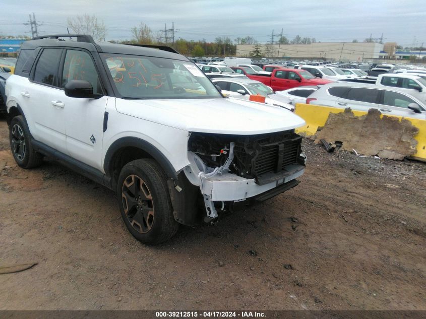 2021 Ford Bronco Sport Outer Banks VIN: 3FMCR9C6XMRA03125 Lot: 39212515