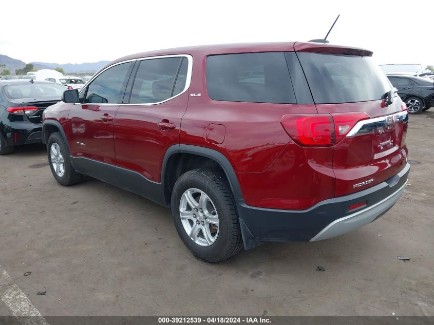 2017 GMC Acadia Sle-1 VIN: 1GKKNKLA0HZ148297 Lot: 39212539