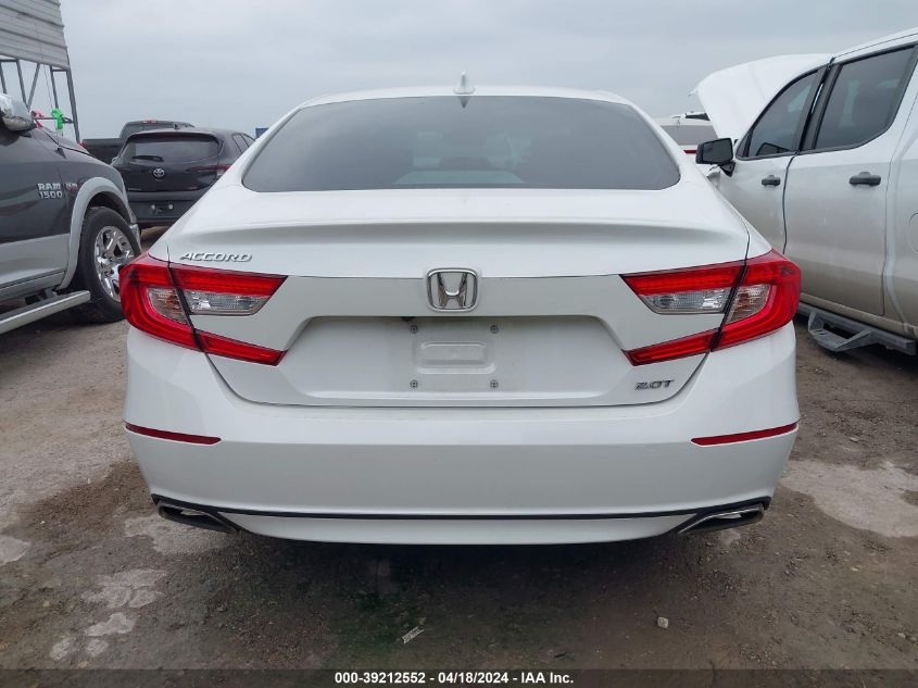 2019 Honda Accord Ex-L 2.0T VIN: 1HGCV2F50KA018722 Lot: 39212552