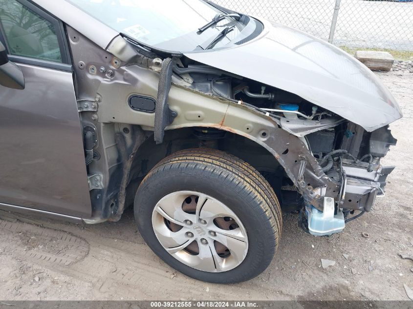 2013 Honda Civic Lx VIN: 2HGFB2F57DH543027 Lot: 39212555