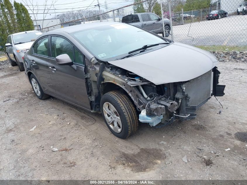 2013 Honda Civic Lx VIN: 2HGFB2F57DH543027 Lot: 39212555