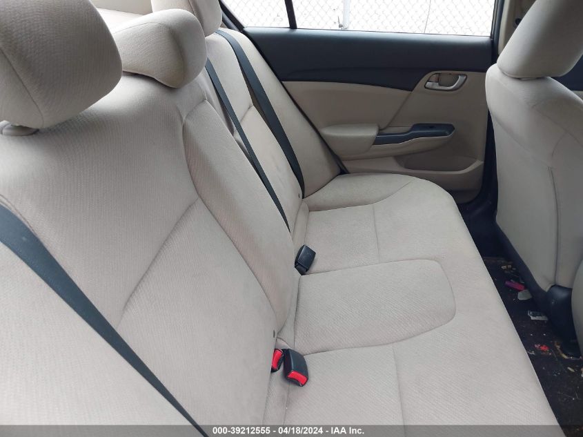 2013 Honda Civic Lx VIN: 2HGFB2F57DH543027 Lot: 39212555