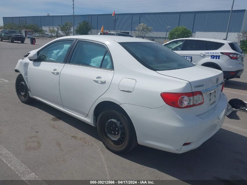 2012 Toyota Corolla Le VIN: 5YFBU4EE7CP020152 Lot: 39212566