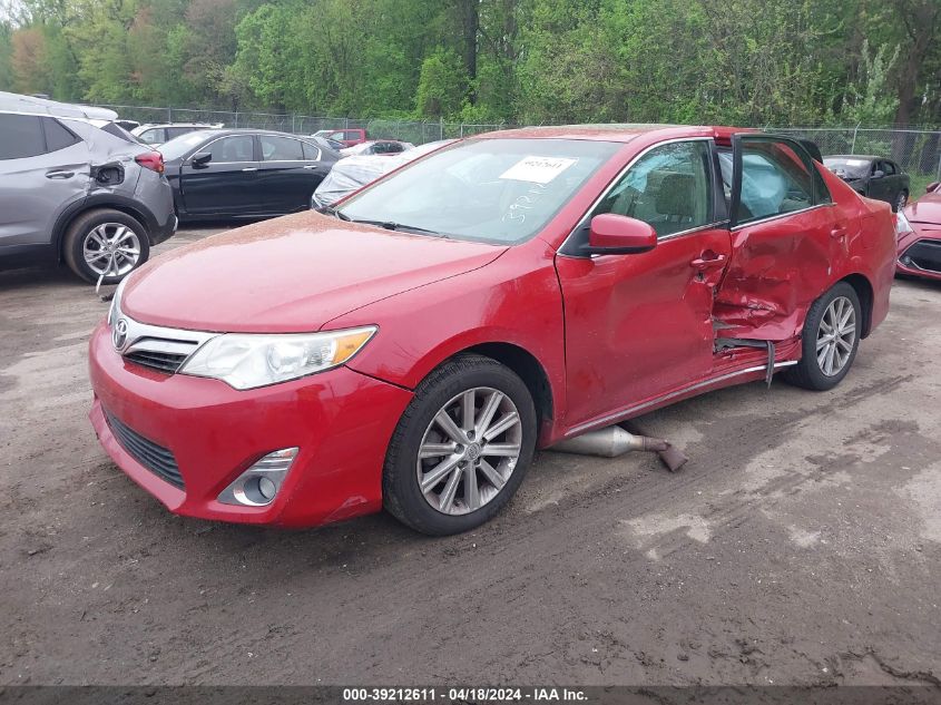 2014 Toyota Camry Xle V6 VIN: 4T1BK1FK3EU540018 Lot: 39212611