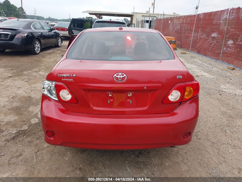 2010 Toyota Corolla Le VIN: 1NXBU4EE6AZ373882 Lot: 39212614