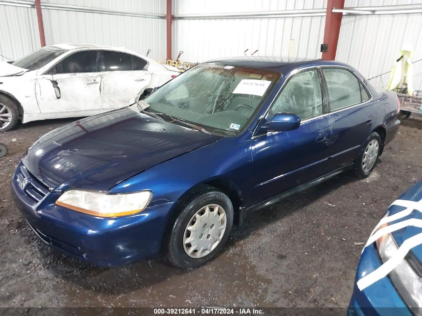 2002 Honda Accord 2.3 Lx VIN: 1HGCG56422A076639 Lot: 39212641