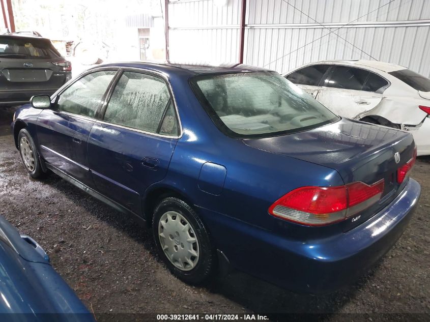 2002 Honda Accord 2.3 Lx VIN: 1HGCG56422A076639 Lot: 39212641