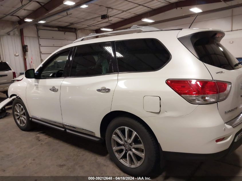 2015 Nissan Pathfinder Sl VIN: 5N1AR2MM5FC699664 Lot: 39212648