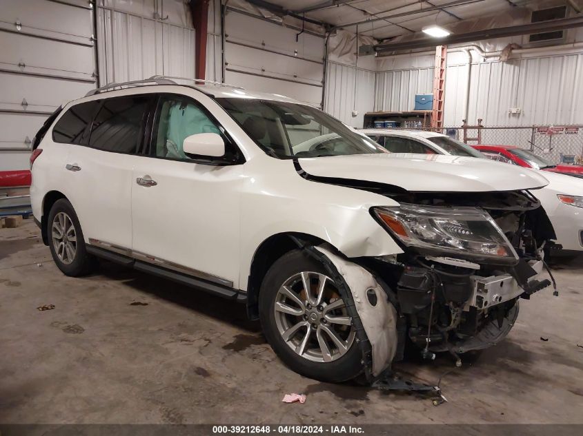 2015 Nissan Pathfinder Sl VIN: 5N1AR2MM5FC699664 Lot: 39212648