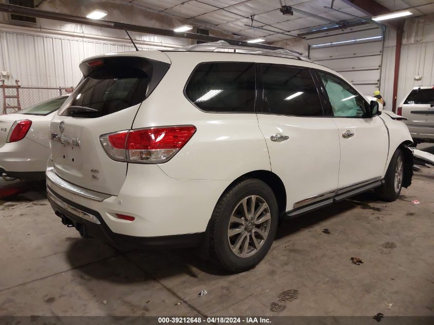 2015 Nissan Pathfinder Sl VIN: 5N1AR2MM5FC699664 Lot: 39212648