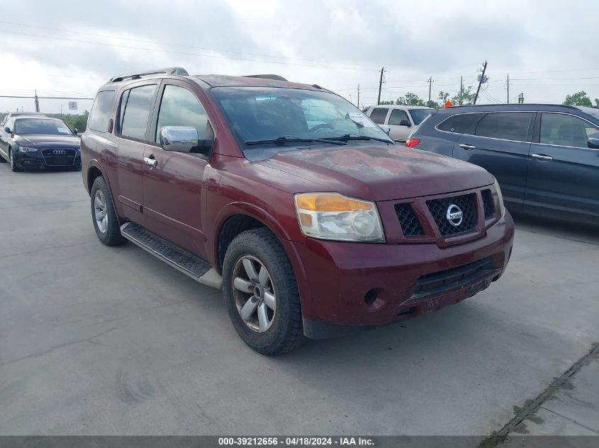 2011 Nissan Armada Sv VIN: 5N1AA0ND5BN616310 Lot: 39212656