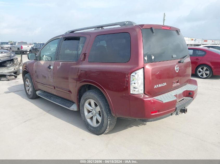 2011 Nissan Armada Sv VIN: 5N1AA0ND5BN616310 Lot: 39212656