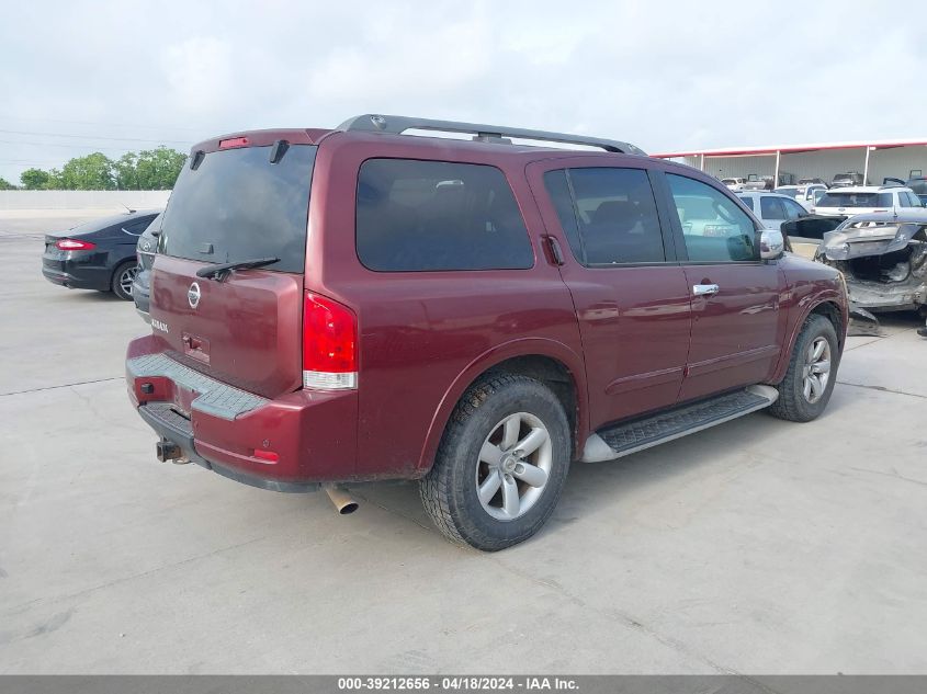 2011 Nissan Armada Sv VIN: 5N1AA0ND5BN616310 Lot: 39212656