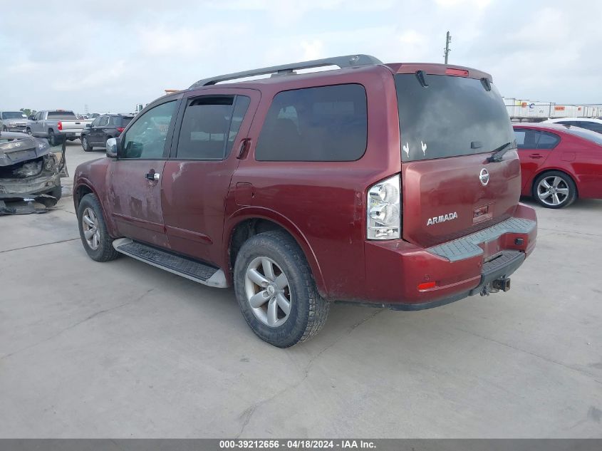 2011 Nissan Armada Sv VIN: 5N1AA0ND5BN616310 Lot: 39212656