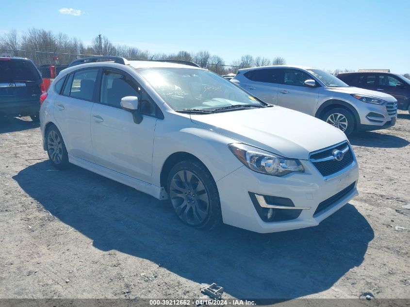 2016 SUBARU IMPREZA 2.0I SPORT PREMIUM - JF1GPAP68G9257462