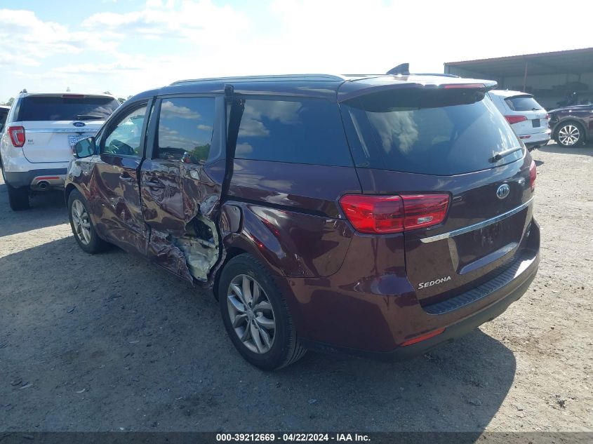 2019 Kia Sedona Ex VIN: KNDMB5C1XK6500552 Lot: 39212669