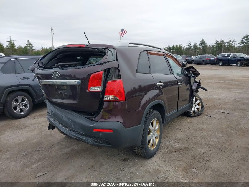 2011 Kia Sorento Lx VIN: 5XYKT3A13BG109347 Lot: 39212696