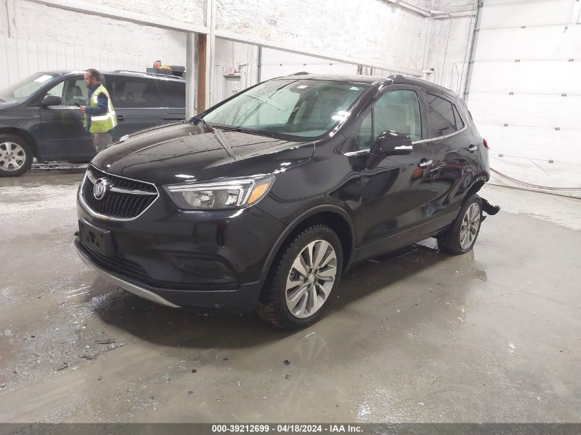 2019 Buick Encore Awd Preferred VIN: KL4CJESB2KB802945 Lot: 39212699