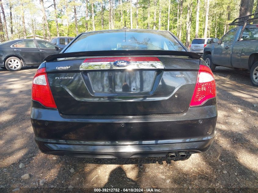 2012 Ford Fusion Sel VIN: 3FAHP0JA3CR298382 Lot: 39212752