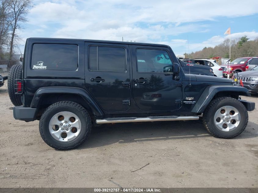 2014 Jeep Wrangler Unlimited Sahara VIN: 1C4BJWEG3EL246965 Lot: 39212757