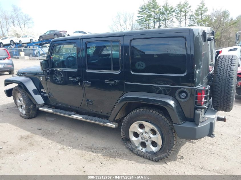 2014 Jeep Wrangler Unlimited Sahara VIN: 1C4BJWEG3EL246965 Lot: 39212757