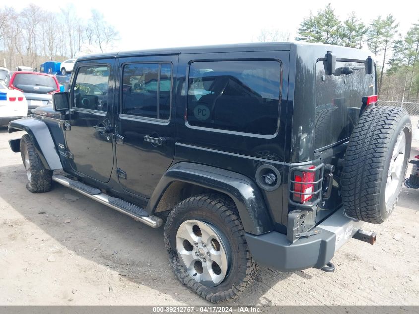 2014 Jeep Wrangler Unlimited Sahara VIN: 1C4BJWEG3EL246965 Lot: 39212757