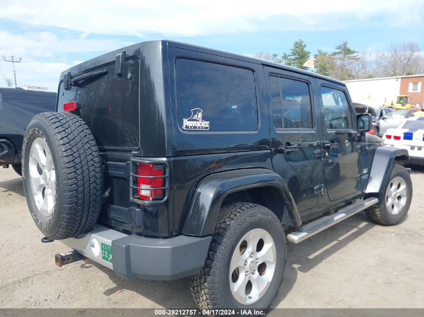 2014 Jeep Wrangler Unlimited Sahara VIN: 1C4BJWEG3EL246965 Lot: 39212757