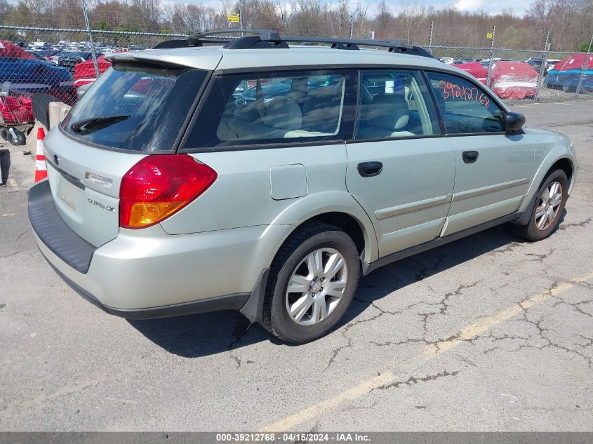 4S4BP61C257370117 | 2005 SUBARU OUTBACK