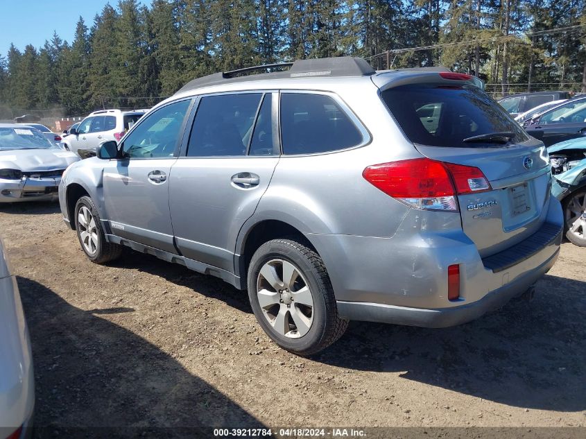 2011 Subaru Outback 2.5I Premium VIN: 4S4BRBGC4B3421386 Lot: 39212784