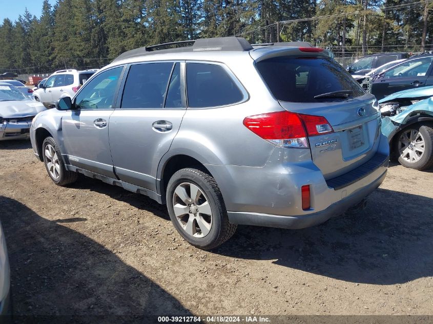 2011 Subaru Outback 2.5I Premium VIN: 4S4BRBGC4B3421386 Lot: 39212784