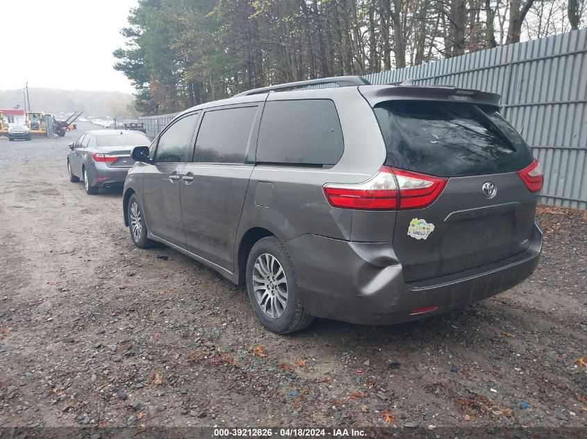 2018 Toyota Sienna Xle Premium 8 Passenger VIN: 5TDYZ3DC1JS933774 Lot: 39212826