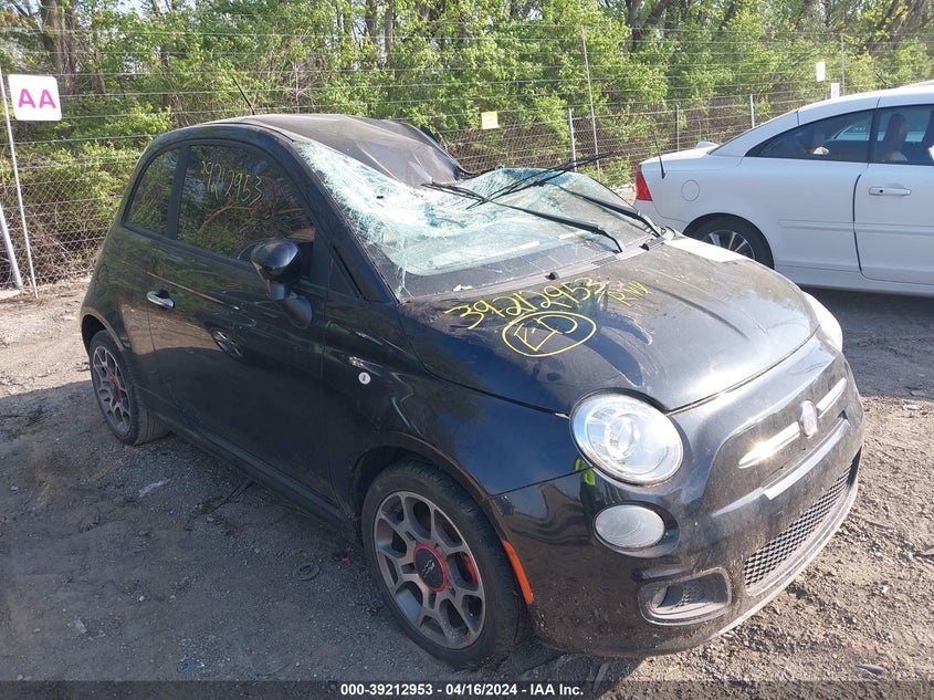 2012 Fiat 500 Sport VIN: 3C3CFFBR1CT254337 Lot: 39212953