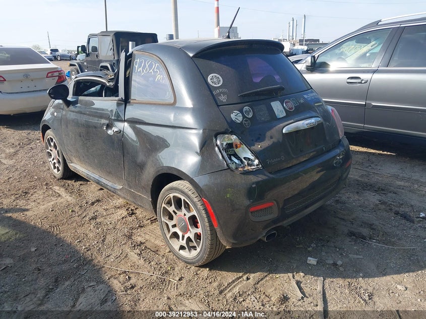 2012 Fiat 500 Sport VIN: 3C3CFFBR1CT254337 Lot: 39212953