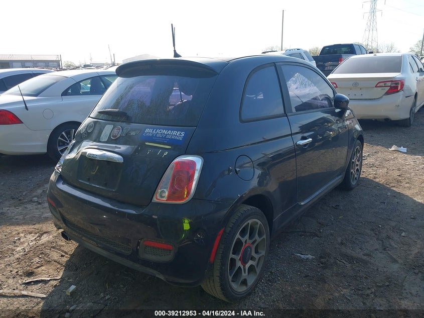 2012 Fiat 500 Sport VIN: 3C3CFFBR1CT254337 Lot: 39212953